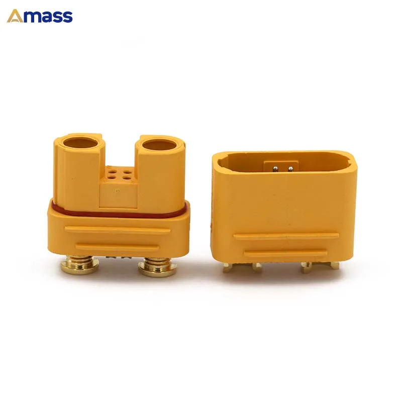 1 PCS/1 PairAmass AS150U aircraft model plug connector with anti ignition signal pin, lithium battery waterproof socket