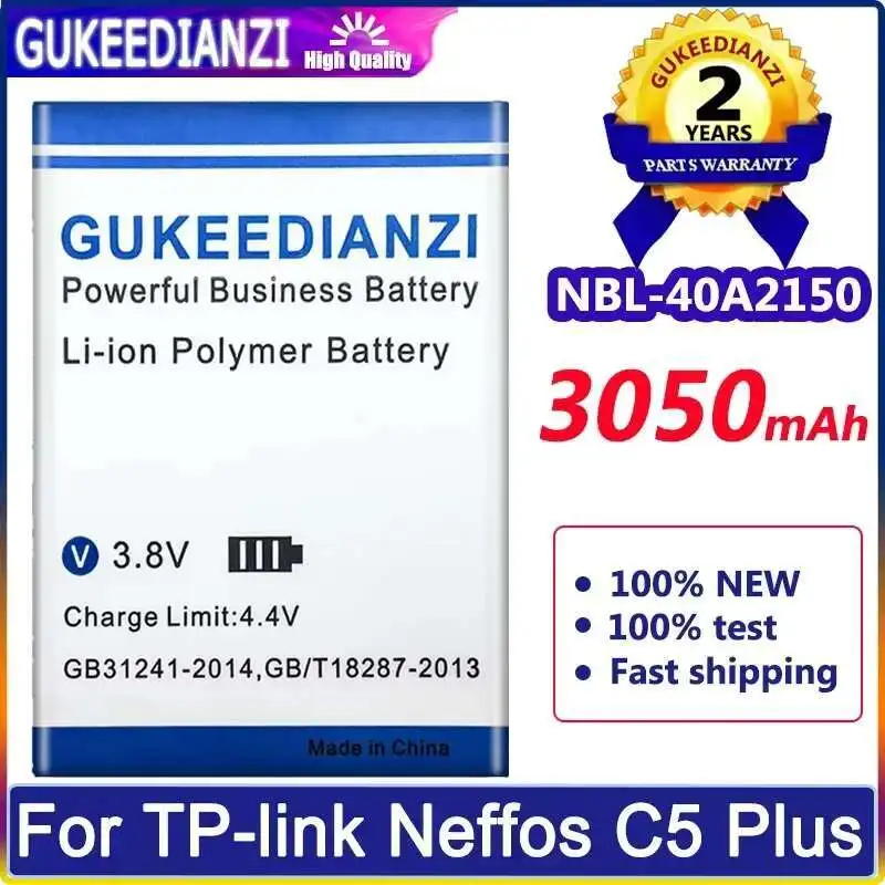 

For TP-Link Neffos C5 Plus Nbl-40A2150 3050Mah High-Efficiency Mobile Phone Battery