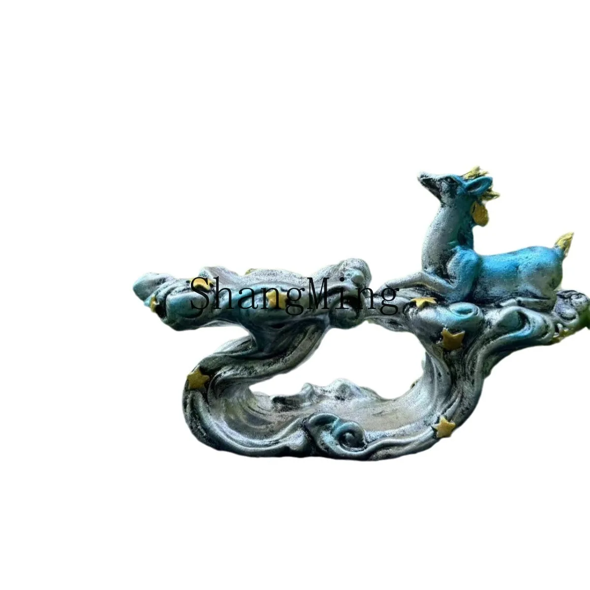 

DSA resin Yunlu ornament creative ornament, crystal ball base ornament landscaping decoration