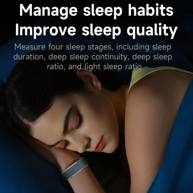 أجهزة تتبع الأنشطة المصنوعة من السيليكون المريحة مع ميزة التعرف على أنماط النوم وتسجيل بيانات التمرين، ومراقب جودة النوم D2RC #3
