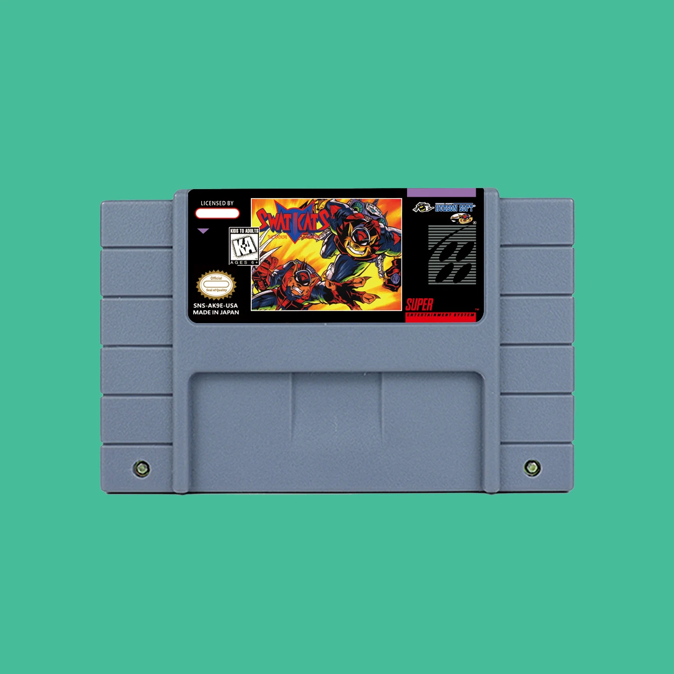 

Action Game for SWAT Kats - The Radical Squadron - USA or EUR version Cartridge available for SNES Game Consoles