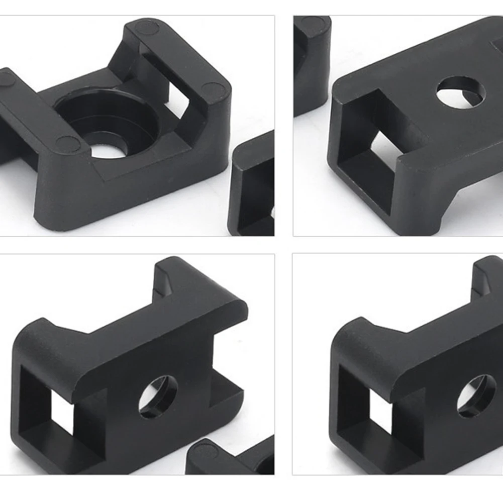 100 قطعة HC-2 M6 كابل البريدي العلاقات قاعدة جبل المسمار تحديد حامل السلك المنظم لاختبار أداة القياس التبعي