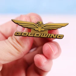 Japan Motorcycle Goldwing Eagle Logo Metal Brooch Badge Fashion Jewellery Biker Backpack Accessory Gifts