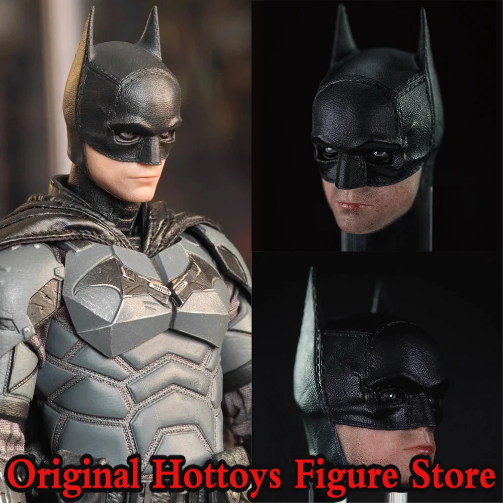 

In Stock 1/12 Male Soldier Head Sculpture Batman Mobile Eyes Head Carving With Helmet Fit 6-inches Action Figure Model Body