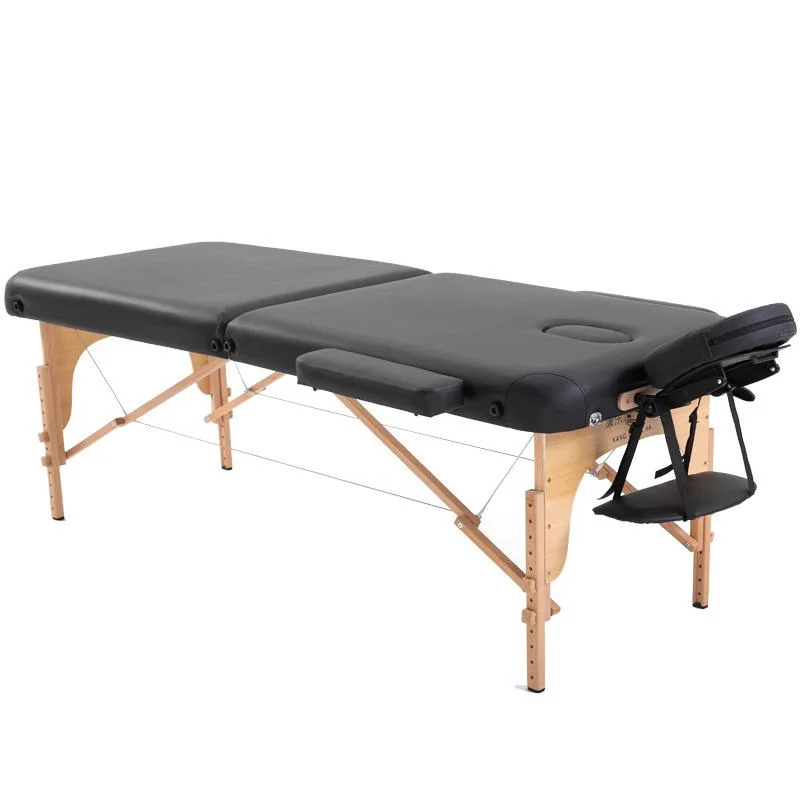Modern Height-Adjustable Portable Massage Table Therapy Bed with Carrying Bag for Spa Salon Gym Bathroom