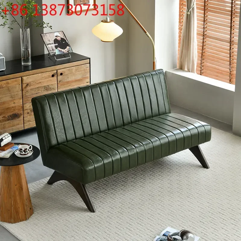 Themed restaurant booths, straight-row sofas, dessert milk tea shops, solid wood leather sofas