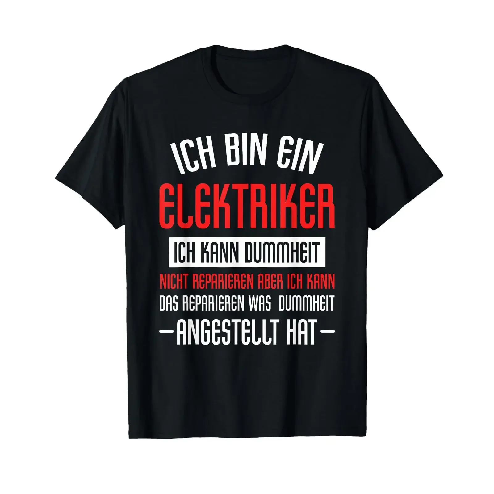 Men's Funny Electrician Sayings Accident Training T Shirt vintage Washed Unisex Slightly streetwear homme fashion