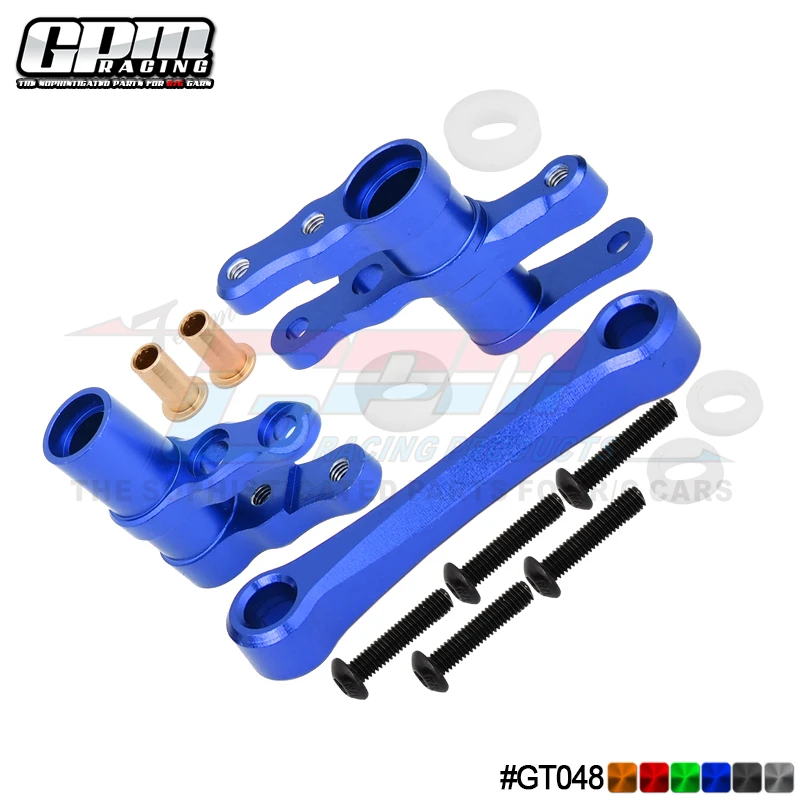 Conjunto de direção de alumínio GPM, Traxxas 1, 10 Ford GT 4-Tec 2.0, 4-Tec 3.0