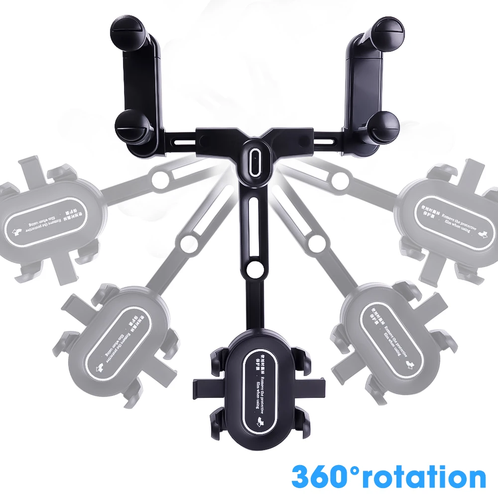 Rückspiegel Telefon Halter für Auto Montieren Telefon und Gps Halter Universal Rotierenden Einstellbare Teleskop 360 ° Auto Telefon Gerät – Detail 6