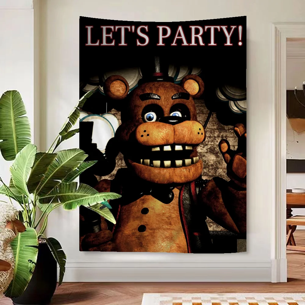 Fnaf Five-Nights-At-Freddys Hanging Tapestry Cheap Hippie Wall Hanging Bohemian Wall Tapestries Mandala Wall Hanging Home Decor