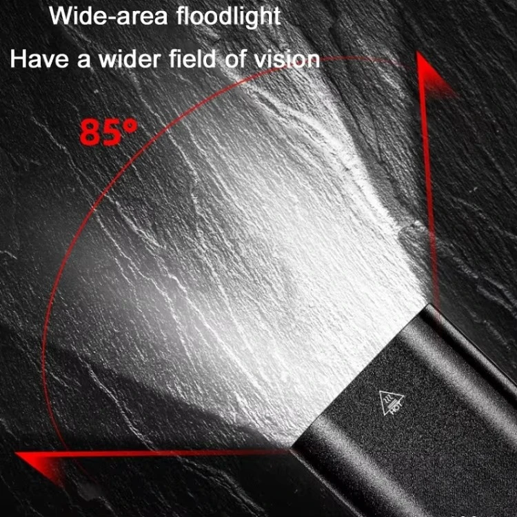 POWER LEAPWEST BIKING Bicycle Light Sensor Headlight Mountain Bike Night Riding Strong Light(Black)