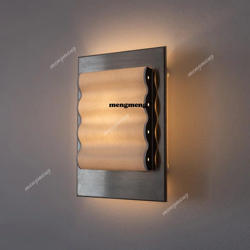 

Medieval Minimalist Frame Wave Wall Lights Hotel Rooms Restaurant Clubhouse Aisle Studio Living Room Bedroom Lights