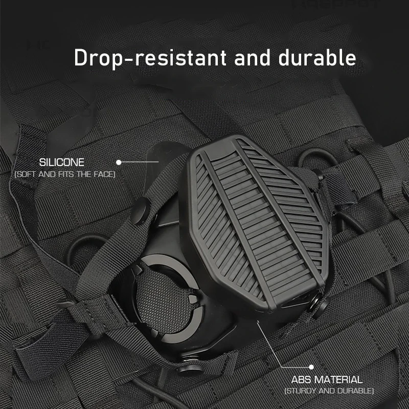 Hunting respirator SOTR combat respirator, outdoor protective half mask, dust mask for war games, hunting accessories