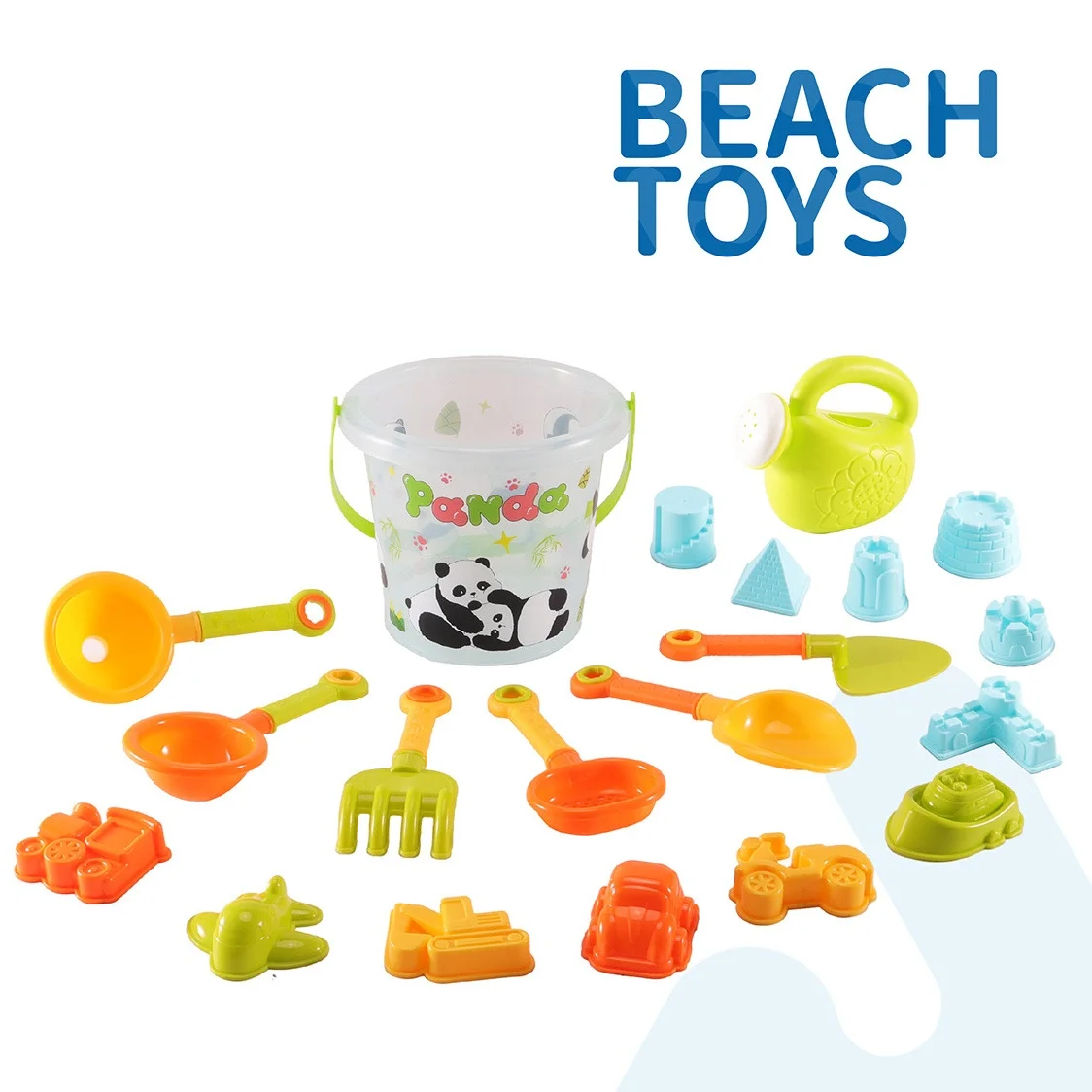 

20pcs Children's Beach Toys Outdoor Sand Play Tools, Suitable for Ocean and Beach Accessories