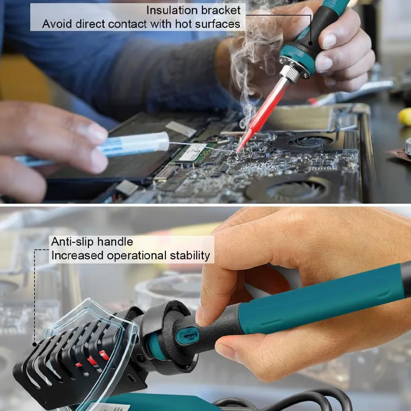 Electric Soldering Iron for Makita/Dewalt/Milwaukee 18V 20V Battery Welding Tool with Stand 936 Tip Welding Repair Fast Heating