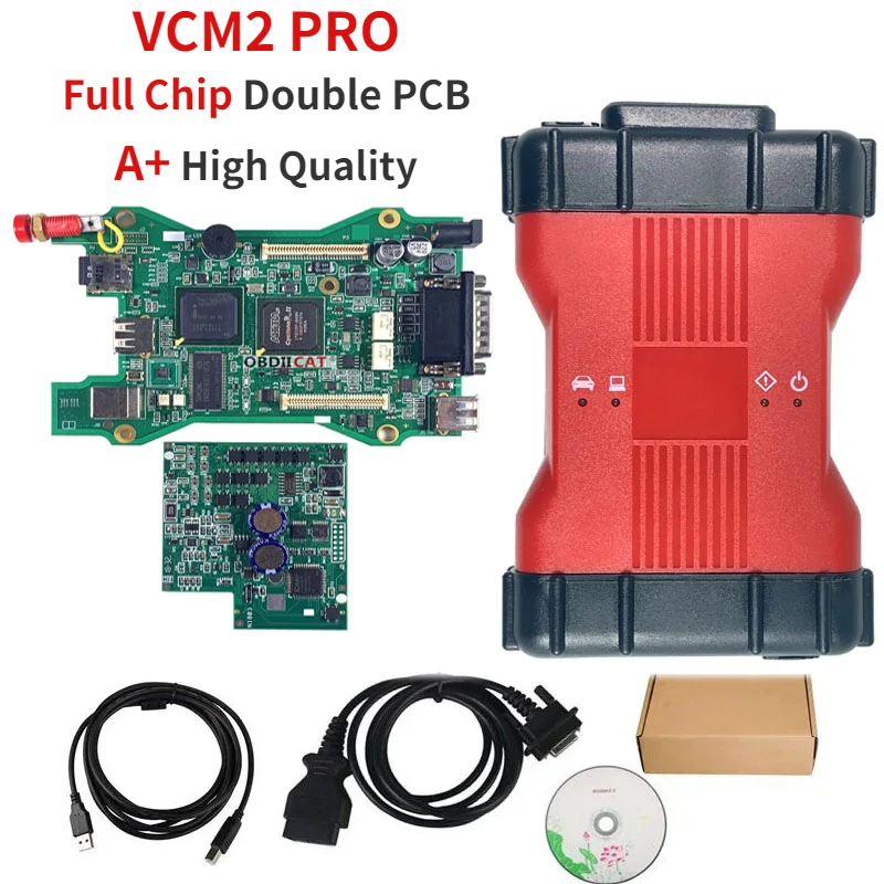 

Top Quality VCM2 IDS Full Chip Diagnostic Tools OBD2 Scanner Multi-language Double PCB VCM PRO Scanner for Frd/M-azda Car Tools