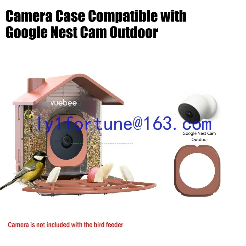 Outdoor Bird Feeder Bird Feeder with Camera Case for Google Nest Camera Outdoor Bird Watcher