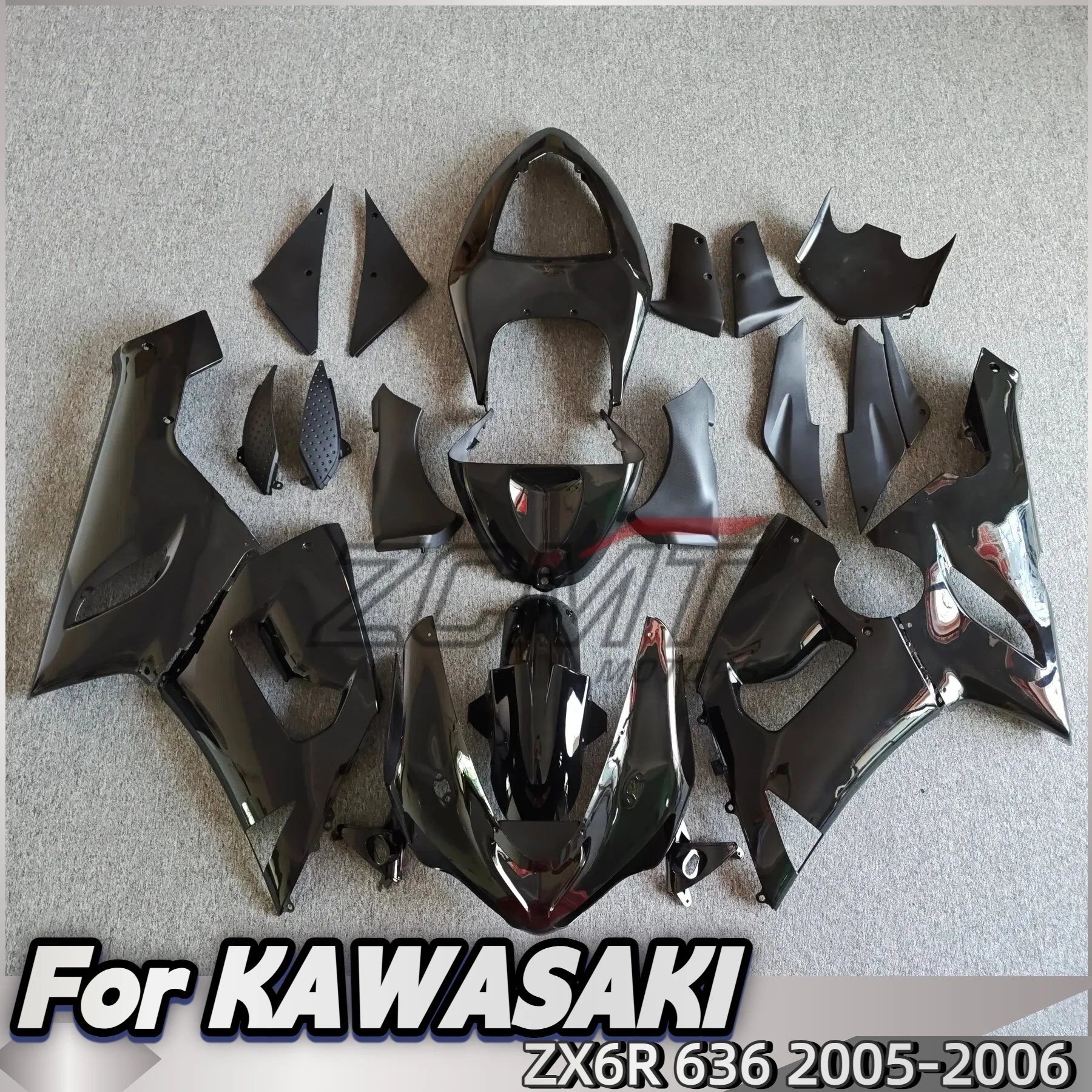 

Motorcycle Whole Fairing Kit Fit For Kawasaki ZX-6R 636 2005 2006 Bodywork ABS Full Fairings Kits