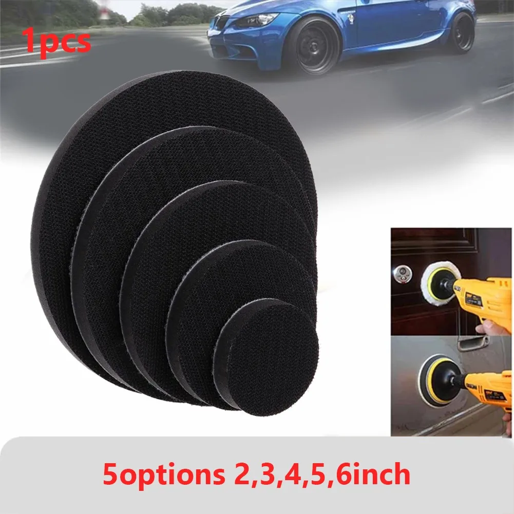 1 Stück 2 "bis 6" Soft Sponge Interface Pad Klett verschluss Pad Schleif-und Poliers cheibe Elektro werkzeuge Zubehör