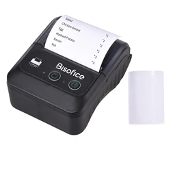 Bisofice portátil inalámbrico BT 58mm 2 pulgadas impresora térmica de recibos Mini USB Bill POS impresora móvil compatible con comando de impresión ESC/POS