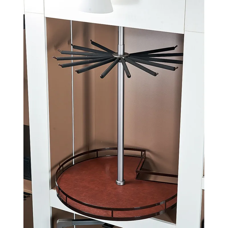 

Аксессуары для вешалок: поворотный угловой органайзер для шкафа, 2-уровневая корзина для хранения