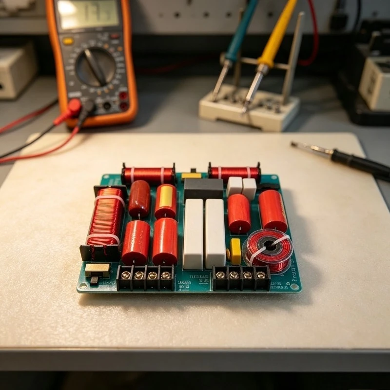 2X350W 3-Way Audio Crossover Board Treble Mid Bass Speaker Frequency Divider for KTV Stage