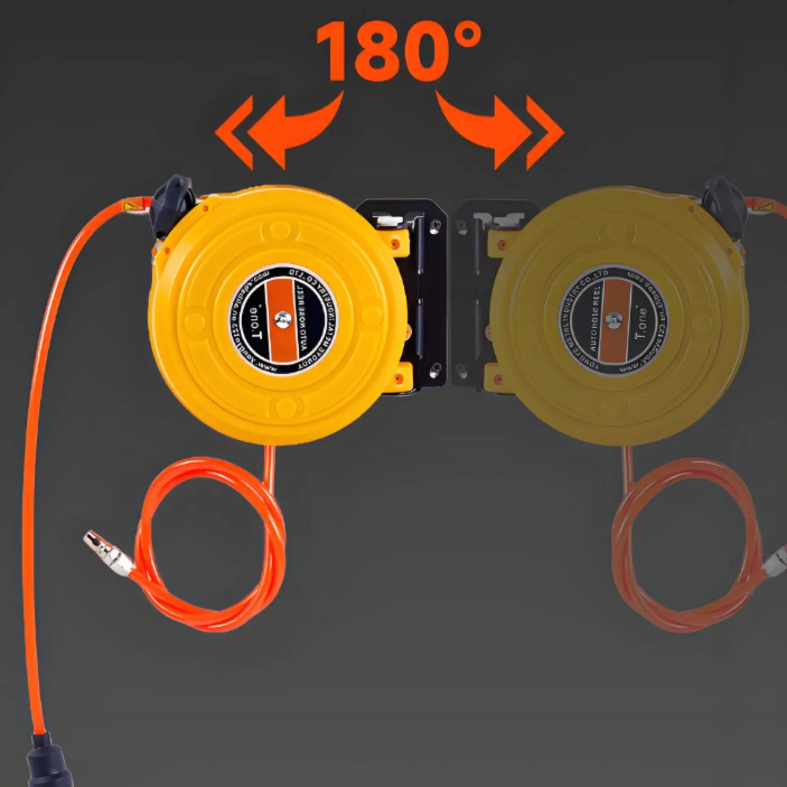 

Automatic Retractable Air Hose Reel Self-Locking Garage Gear for Workshop