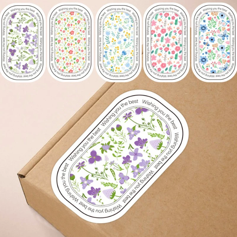 100pcs/wrap This Package Is Happy To See You Too Stickers Small Business Gift Box Packaging Decor Thank You Sticker Seal Labels