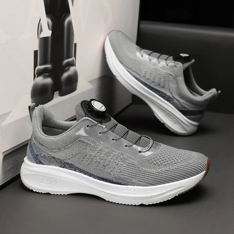 

Summer Color-matched Mesh Woven Lace-up Thick-soled Air Cushion High-elasticity Cushioning and Comfortable Sports Shoes