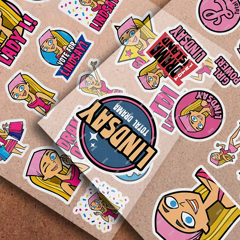 Universal Anime Reflective Stickers Safety Decals for Helmets Bikes Luggage More for  L-Lindsay T-Total