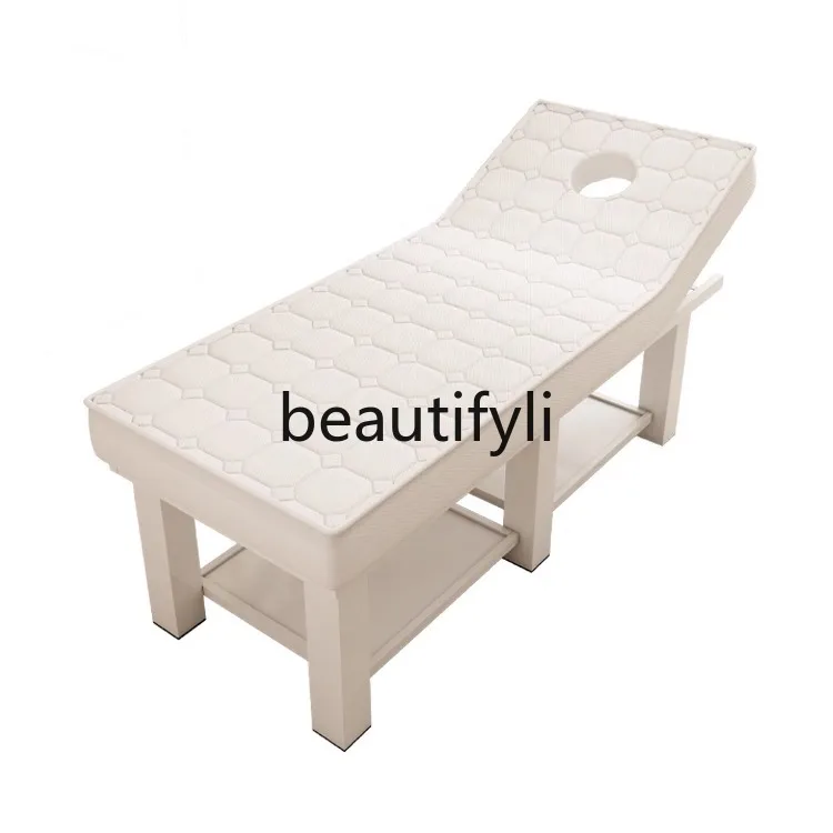 

Latex beauty bed massage body tattoo embroidery eyelash massage with holes physiotherapy bed