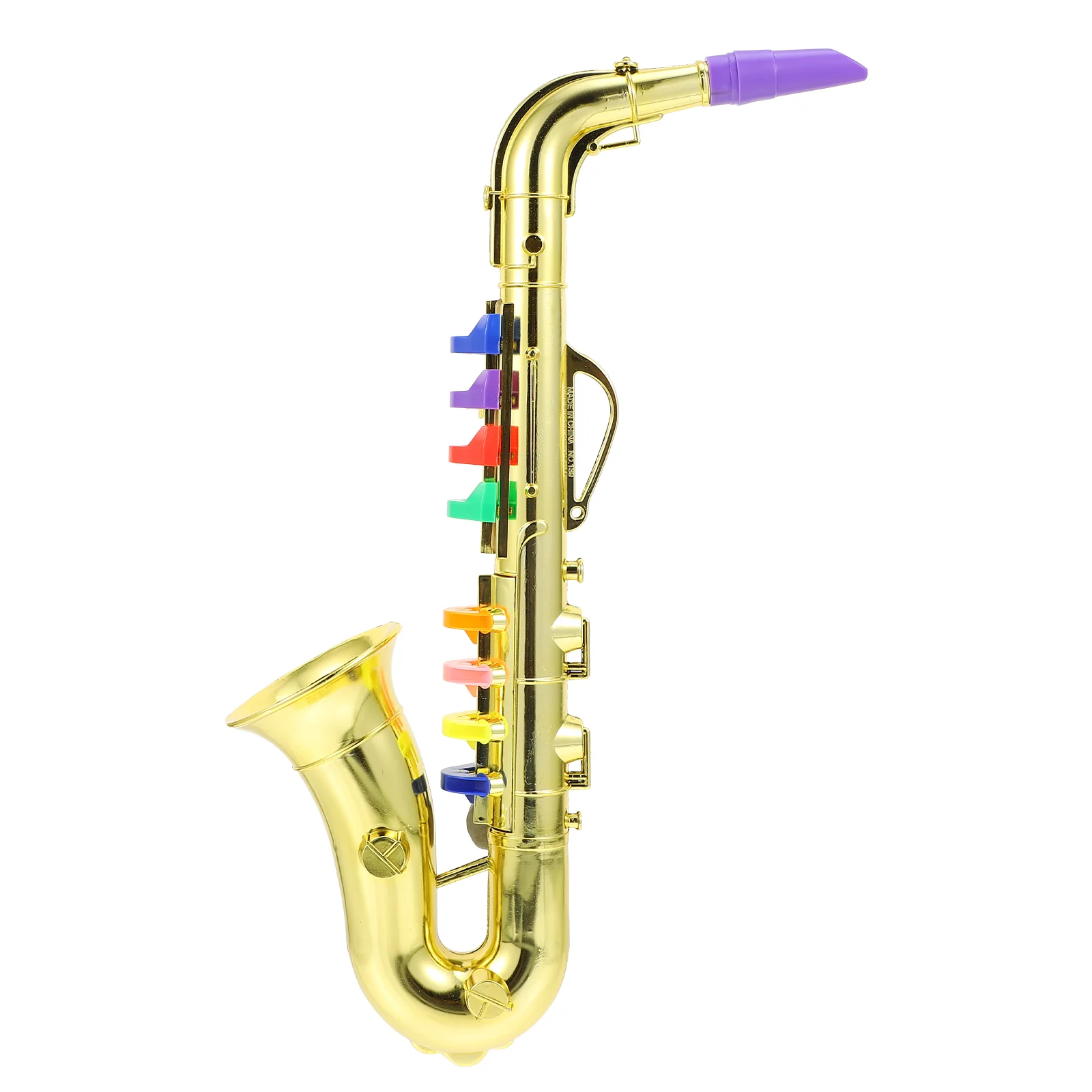 

Saxophone Model Plastic Kids' Plaything Toy Stage Performance Prop Music Children's Instrument