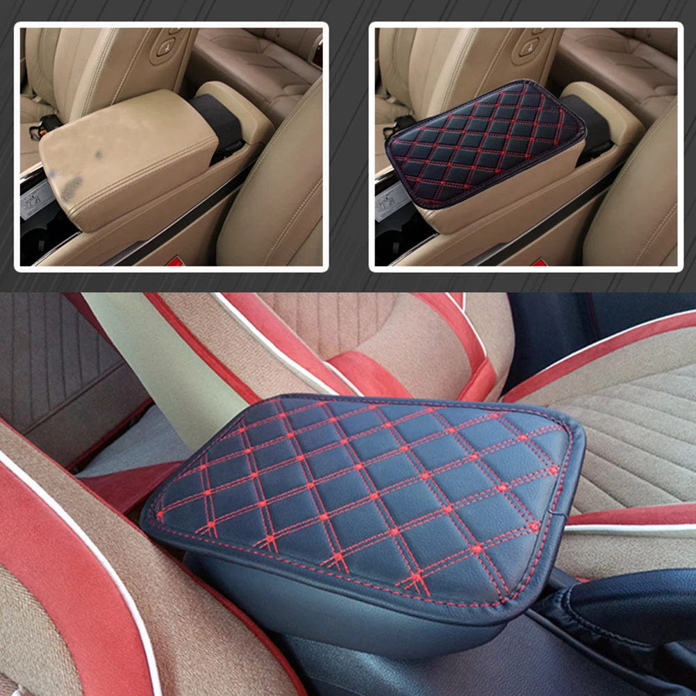 

Car Armrest Box Mat Seat Cushion Supplies Auto Interior Accessories Accessory Novelties Automotive Cover Covers Central for