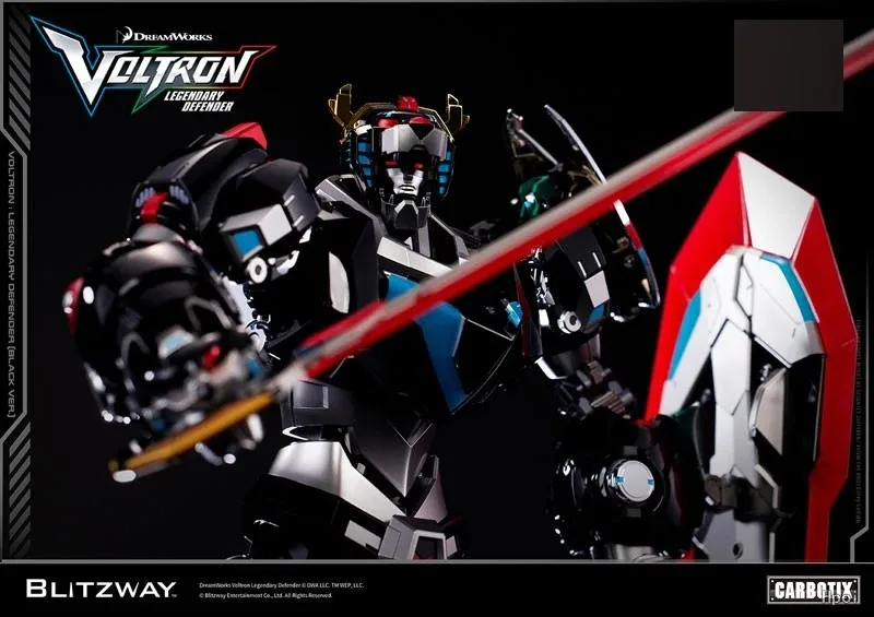 【In Stock】BLITZWAY BW-CA-11304 Voltron Defender of The Universe Black Version Action Figure