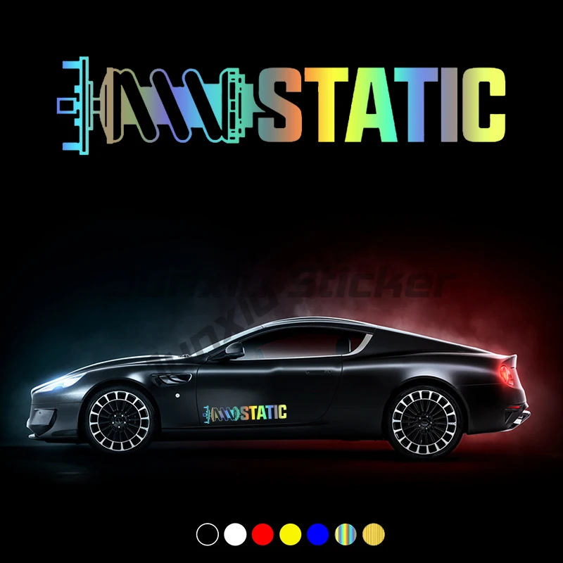 

STATIC Vinyl Decal Car Sticker Waterproof Auto Decors on Car Body Bumper Rear Window Laptop Choose Size