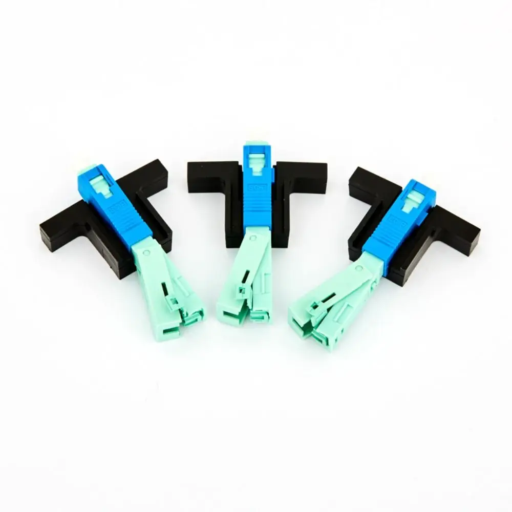 10Pcs Embedded SC UPC Fiber Optic Schnell Stecker Wiederverwendbare Einfach Zu Installieren FTTH Werkzeug Kalten Stecker Professionelle Universal