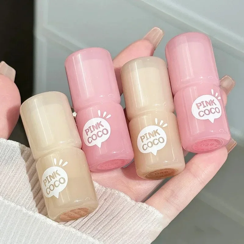 Rosa coco batom fosco à prova dwaterproof água veludo lábio esmalte matiz copo antiaderente duradouro hidratante sexy batom vermelho lábios nus maquiagem