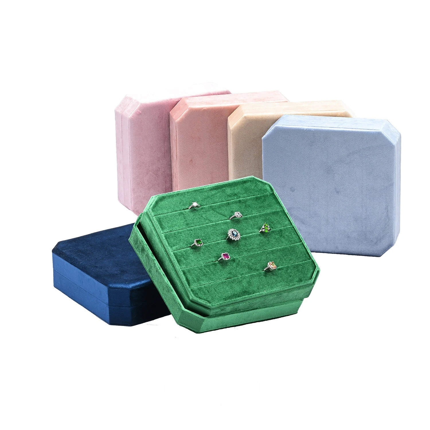 Velvet Ring Earring Organizer  - огляд і ціна Baby Products Storage Box