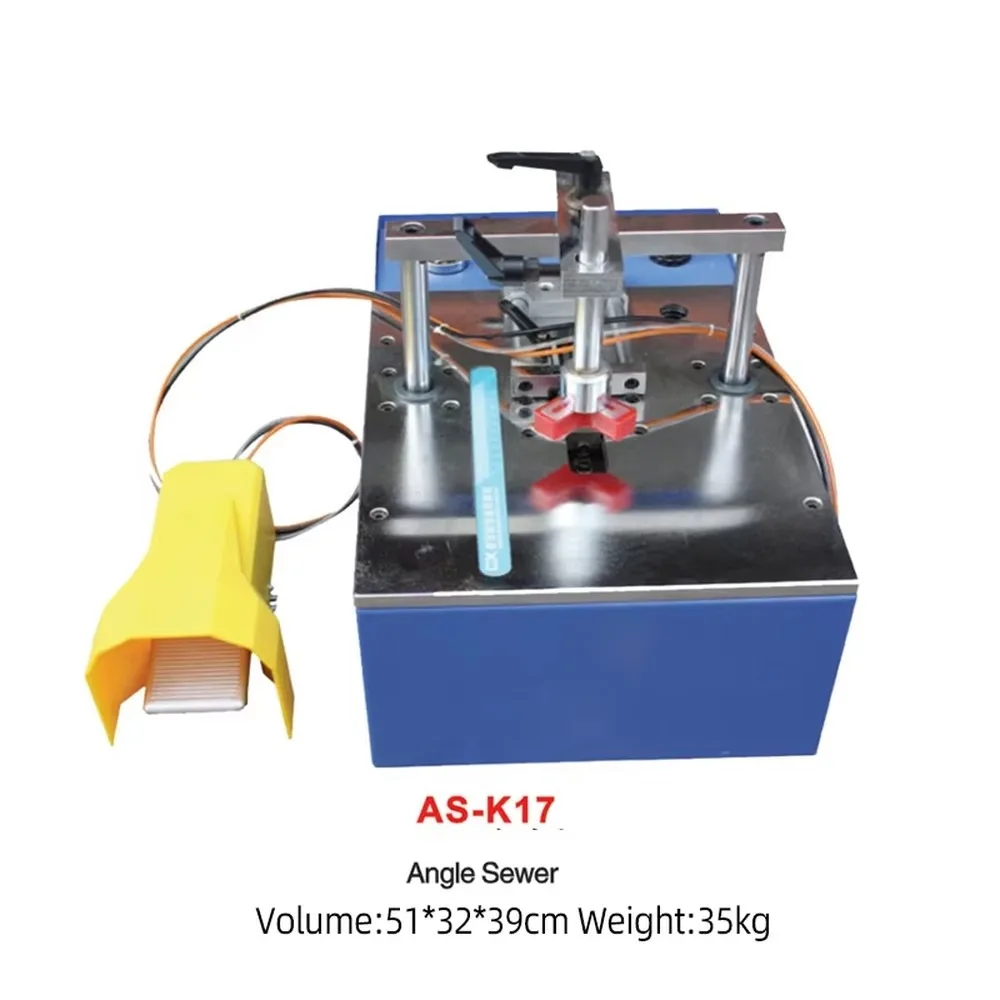 Pneumatic Picture Frame V Nail Machine Bench-top Frame Corner Angle Joining Tool for Woodworking Framing