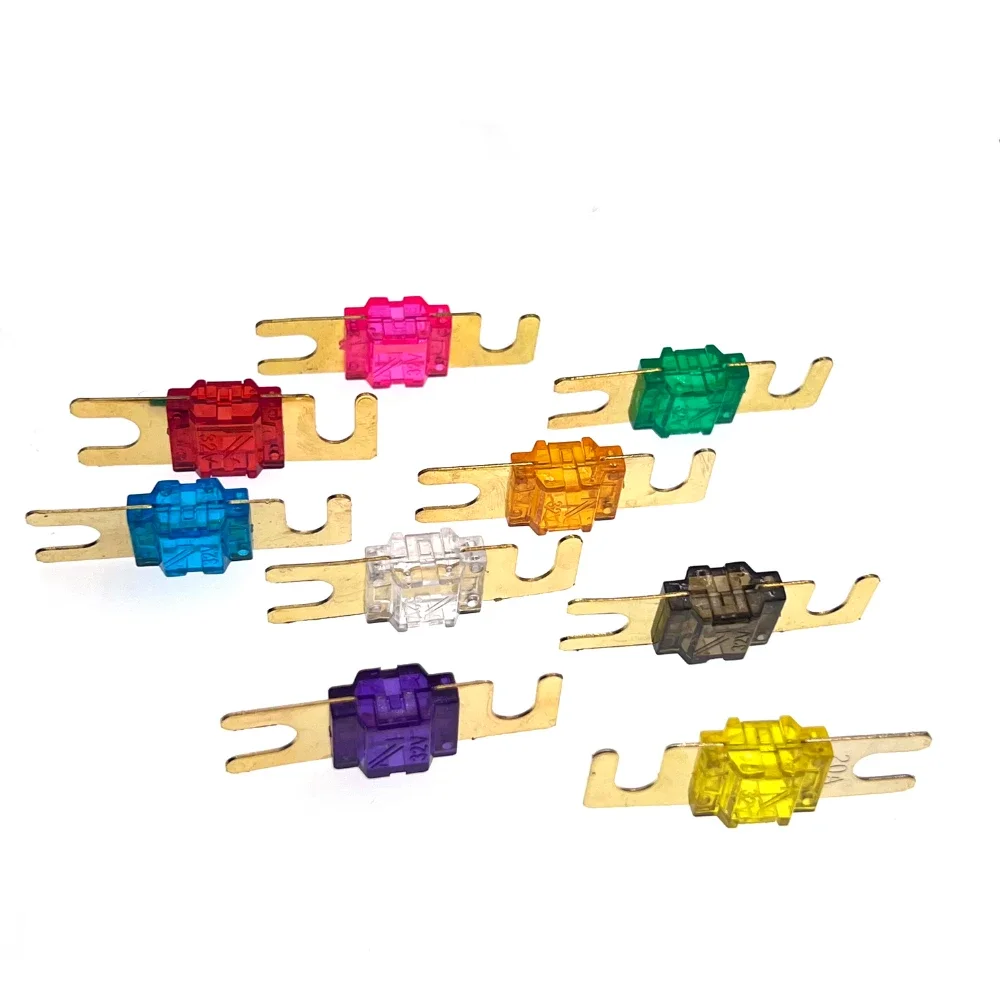 

ANL Gold Plated Stud Car Fuses Mini Car Stereo Audio AFS Fuse 20A 30A 40A 50A 60A 70A 80A 100A 125A 150A 175A 200A