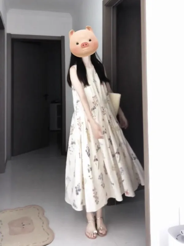 Dulce chaleco Floral Dr cárdigan abierto suelto que cubre el vientre ropa de mujer suave Sle Primavera Verano A-Line largo Dr