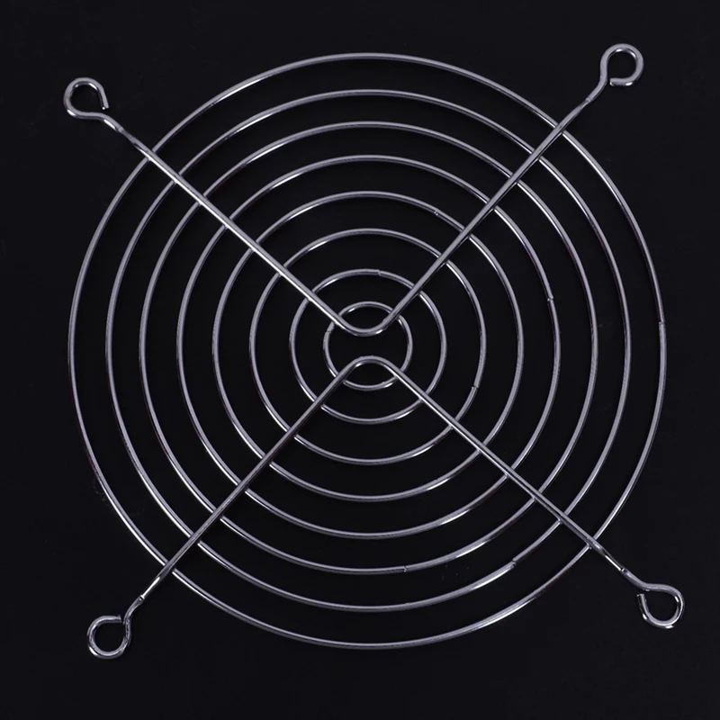 Rejilla protectora de dedo de alambre de Metal para ventilador de caja de ordenador, 120X120Mm, 10 unidades
