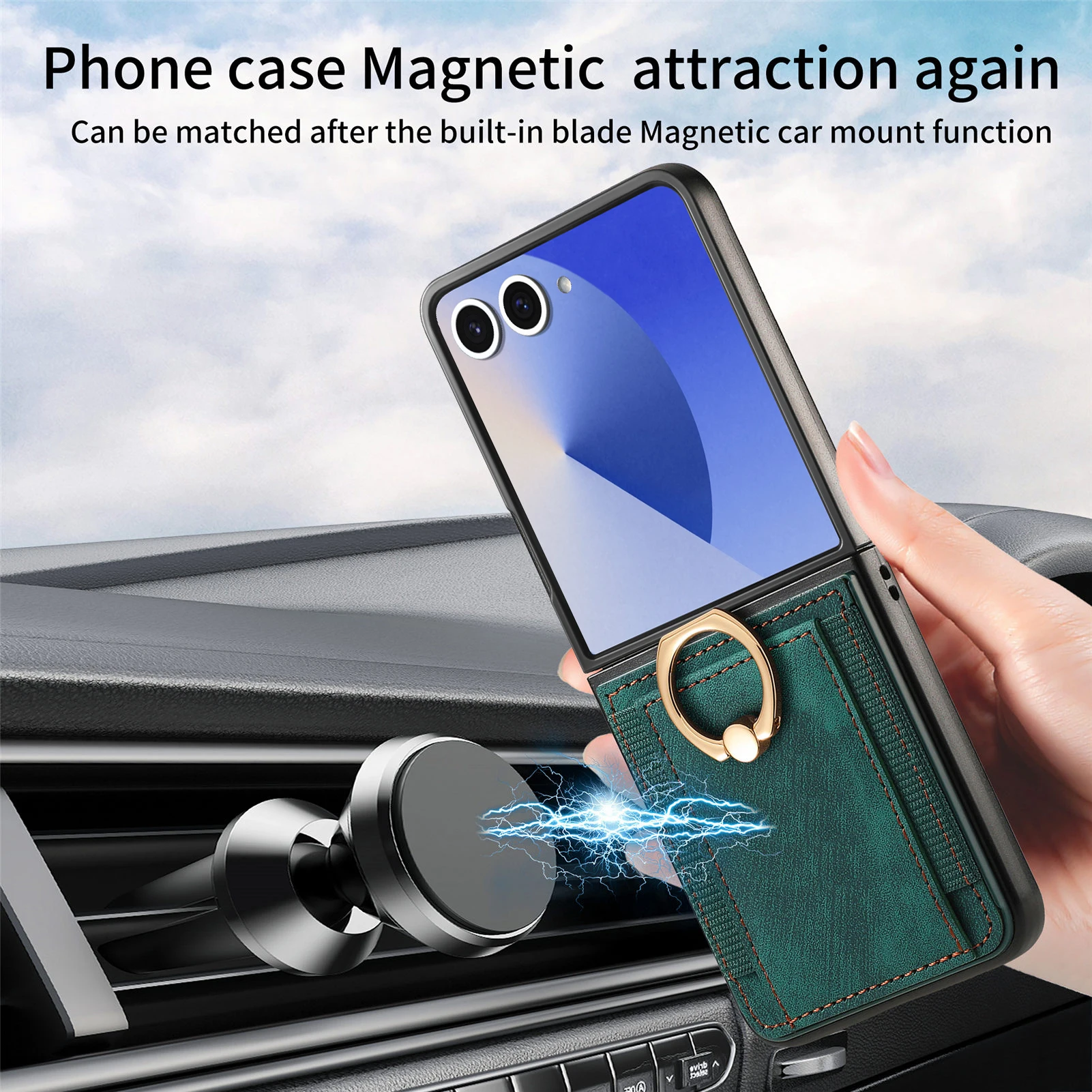 

Retro PU Leather Wallet Cover for Samsung Z Flip 7 6 5 4 3 Flip7 FE Flip6 Flip5 Flip4 Flip3 5G Ring Card Slot Holder Phone Case