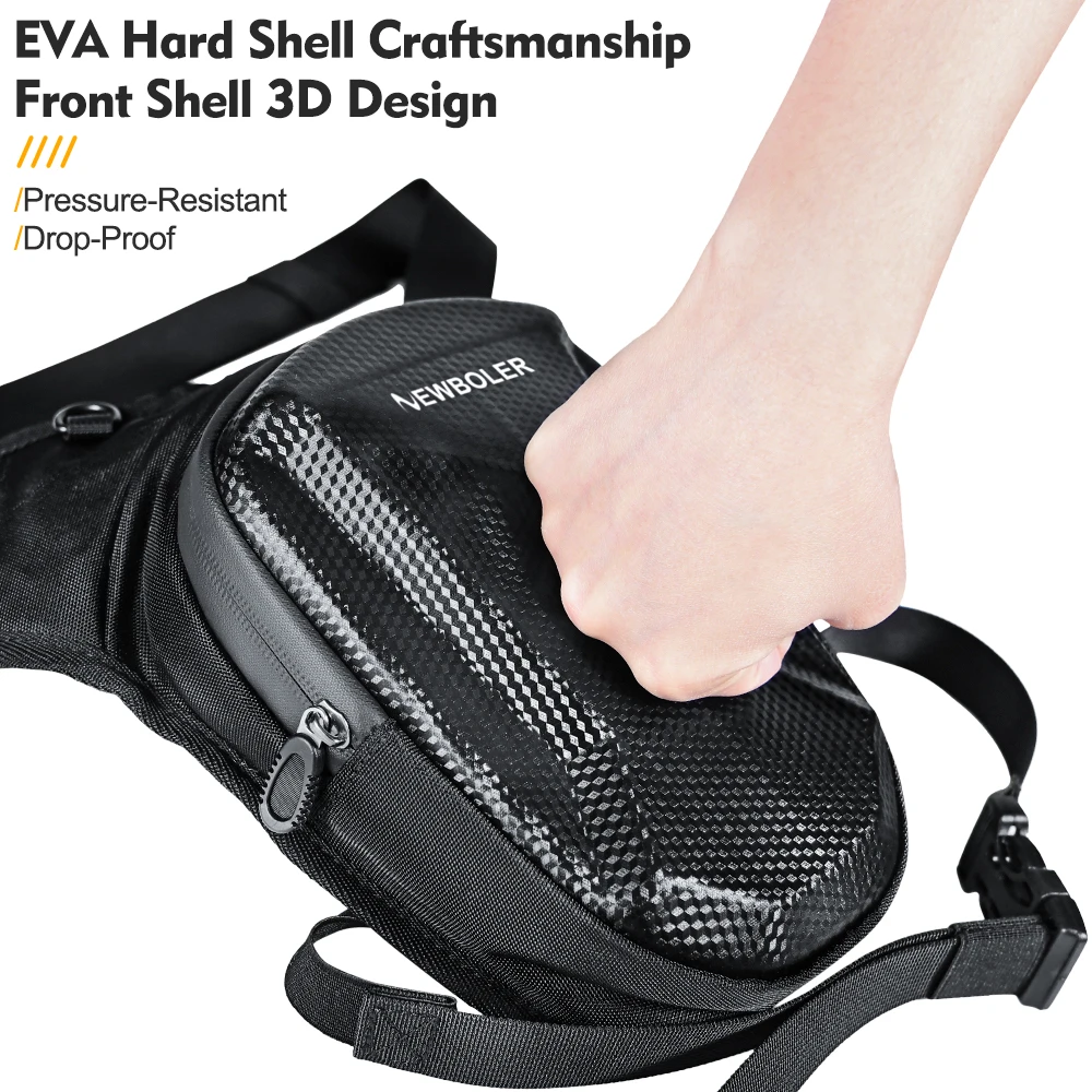 Motorcycle Leg Side Bag Leg Bag for Men Women Hard Shell New Motorbike Waist Bag Male Hip Bum Leg Bag Phone Purse Man Fanny Pack