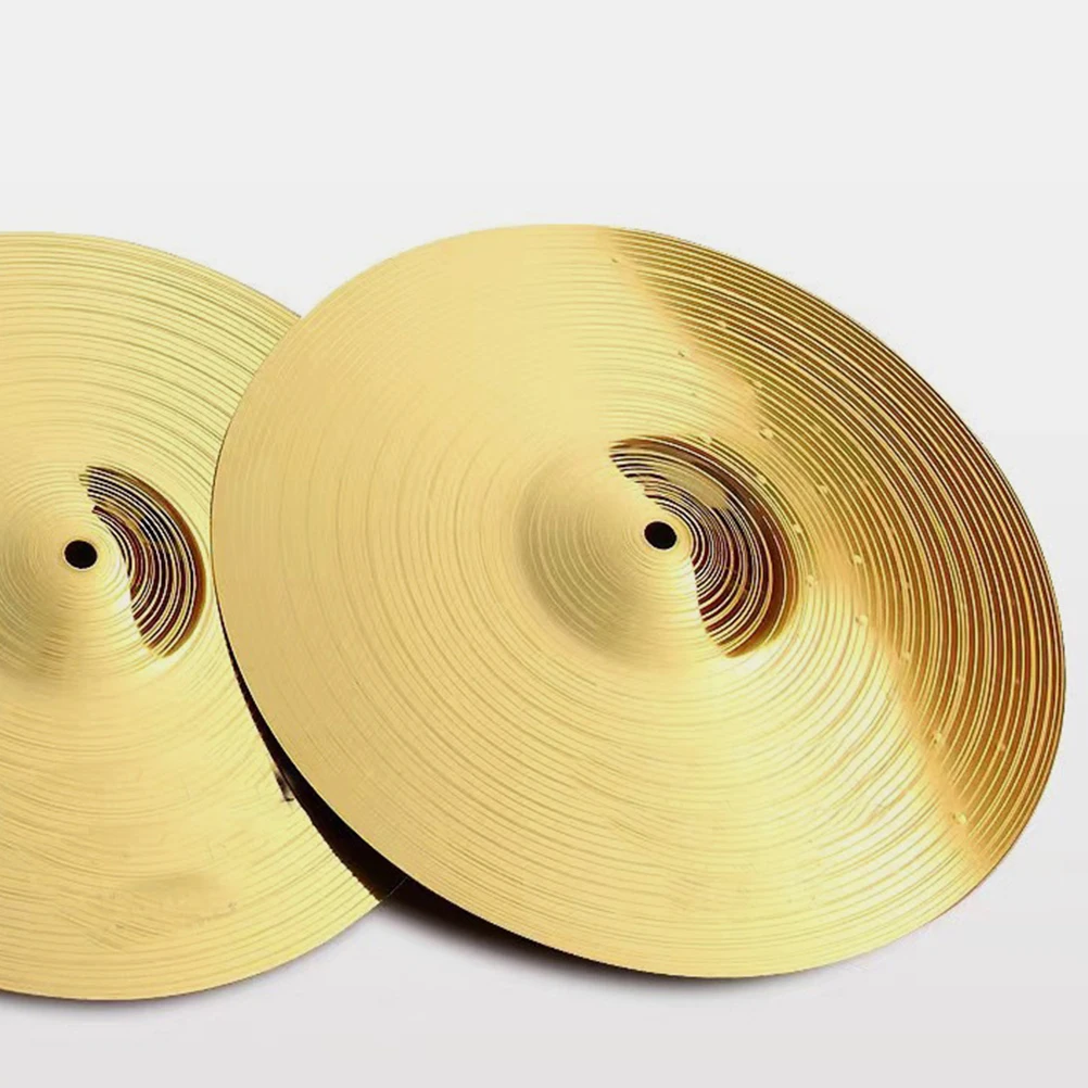 

1Pcs Metal Drum Cymbal 14 Inch Crash Cymbal Lightweight Jazz Drum Set Cymbals Musical Instrument
