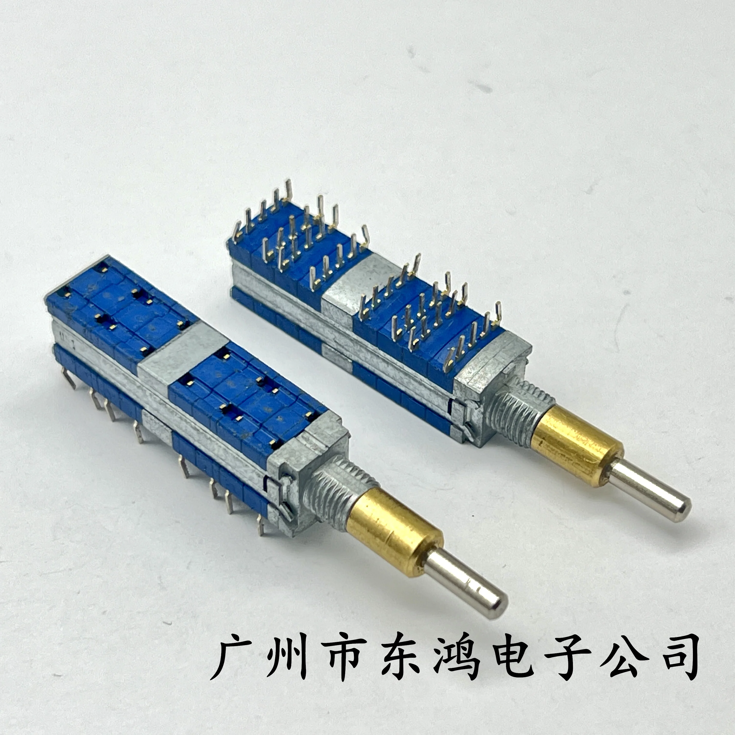 1 pcs Japanese rotary band switch bi-tone yellow axis 4 knives 5 gears White axis 4 knives 6 gears 8 layers * 5 feet