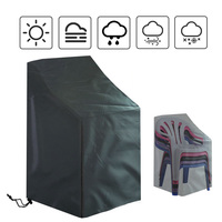 Chair Dust Cover Storage Bag Stacked Chair Cover Dustproof Organizer Patio Outdoor Waterproof High Quality