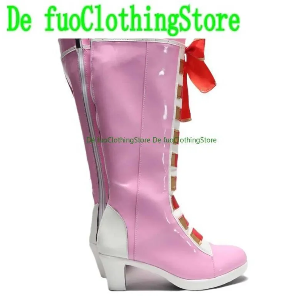 

Tekken обувь для косплея на заказ, каблуки в стиле аниме, ролевая игра, костюм на Хэллоуин, реквизитDefuoClothing