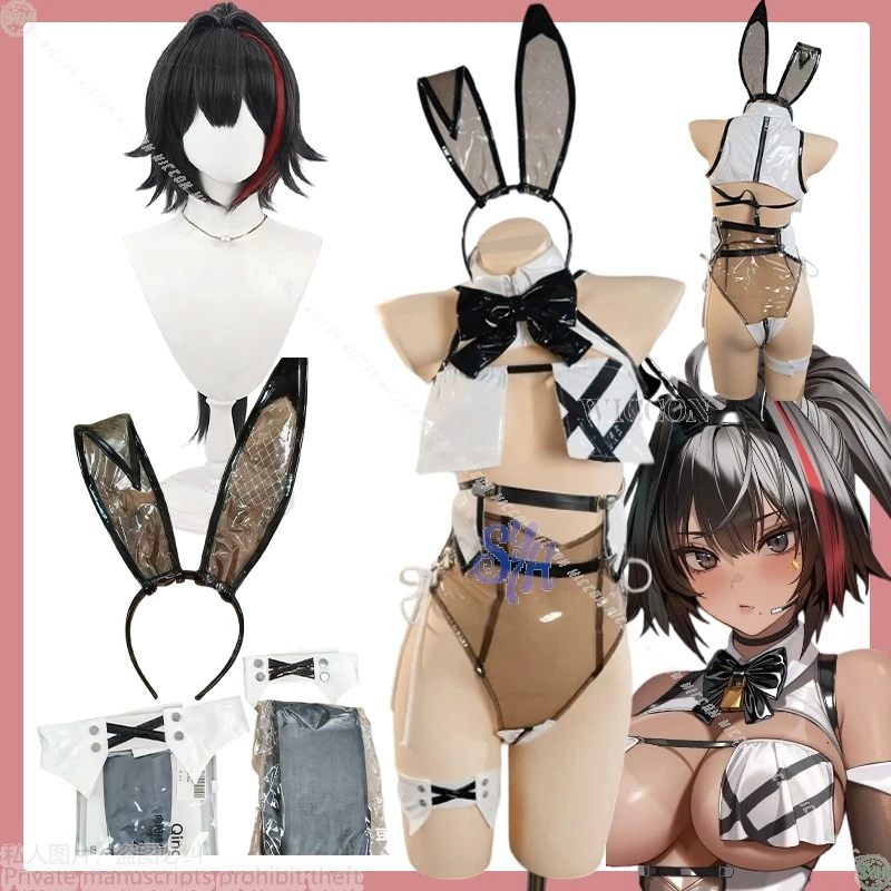 الخليج: أرنب مشع الأرنب كوسبفري أنيمي لعبة تأثيري نايكي آلهة النصر مثير بولي الملابس الداخلية عالية الشق بيكيني زي هالوين #1