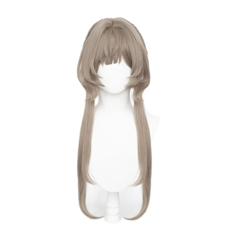 Game Genshin Impact Marionette Sandrone Cosplay Wig Gray Synthetic Hair For Women Men Halloween Carnival Party Costume Props